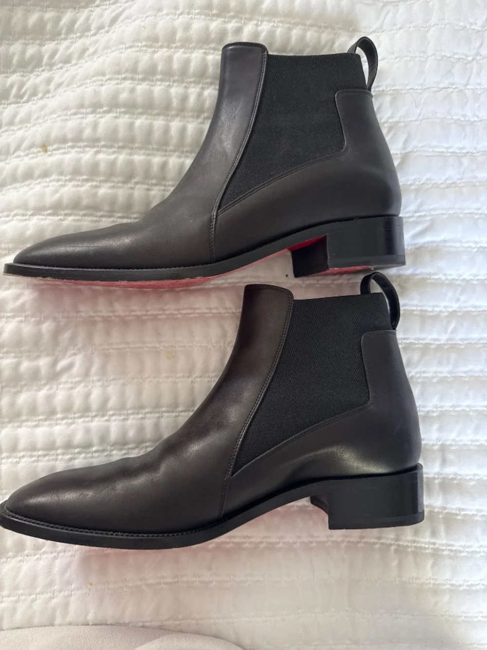 Christians Louboutin Leather Boots